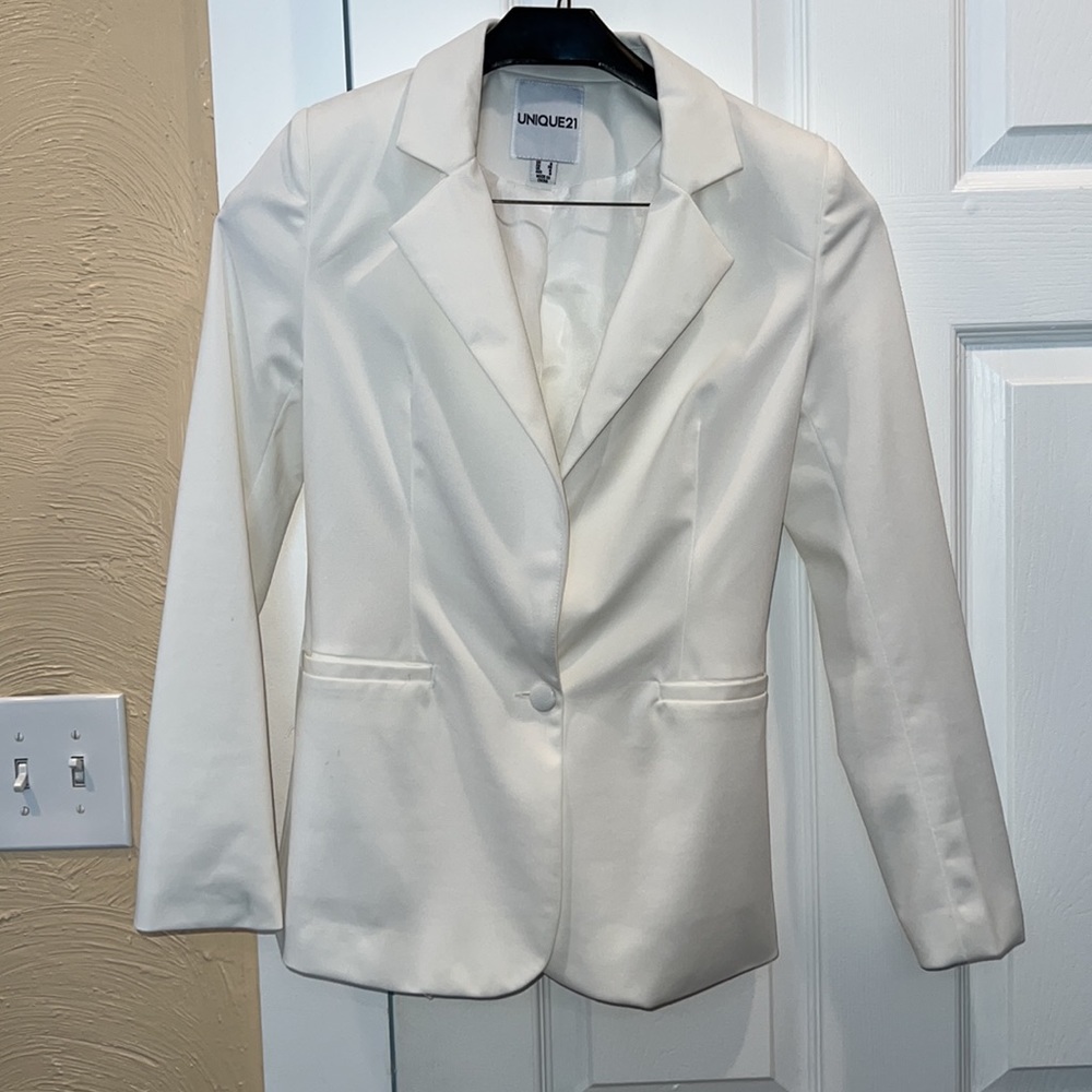 White blazer